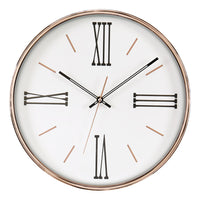 Monarch Specialties - 9094 Horloge Murale Rond de 14" - Cadre Doré-Cette élégante horloge murale ronde de 14 pouces, enchâssée dans un cadre en plastique doré robuste, allie à la perfection un design transitionnel à une élégance moderne, pour créer un objet décoratif qui rehausse n'importe quel espace intérieur