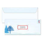 Geographics - Enveloppes No.10, Pins et Flocons de Neige - 35 Pqt-Papier, 100 GSM