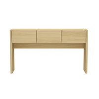 Manhattan Comfort - Console moderne Linda à 3 tiroirs - Chêne naturel-Console moderne pour entrée, salle à manger et salon