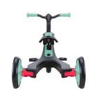 Globber - Tricycle Explorer – Menthe-Le EXPLORER TRIKE 4-en-1 se transforme facilement en 4 modes : tricycle bébé (10-36M), tricycle assisté (18-36M), tricycle d’apprentissage (24-36M) et draisienne (2-5Y)