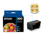 Epson - T200 Cartouche d'encre - Capacité standard - Emballage mixte – Couleurs-Paquet pratique de trois cartouches de couleur individuelles (jaune, cyan et magenta)