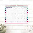 AT-A-GLANCE - Calendrier mural mensuel à rayures de carrousel 2026 - 11 7/8 po H x 14 7/8 po l - bilingue-Calendrier mural presentant un motif à rayures
