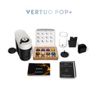 Nespresso - Machine à capsules Vertuo Pop+ par Breville - Blanc-La technologie intelligente Bluetooth et le Wi-Fi vous garantissent de toujours bénéficier de la meilleure expérience de café Nespresso à jour grâce à la mise à jour automatique du logiciel sur votre machine Vertuo Pop+.