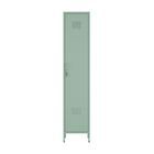 Manhattan Comfort - Armoire de rangement individuelle moderne Naomi 15 po avec casier - Vert-Armoire de rangement moderne à casier simple parfaite pour une utilisation dans le garage