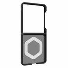 UAG - Étui Mouve avec Magnet pour Samsung Galaxy Z Flip8 - Cendre-Conception de co-moule en deux parties conçue avec précision pour dispositifs pliants et basculants