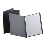 Staples Paper Duo-Tang - Couvertures de rapport - noir - paquet de 10-Panneau gaufré