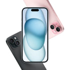 Apple - iPhone 15 Plus 6,7 po ecran Liquid Retina, 512 Go, Noir, Bell et Virgin Plus-Portraits Nouvelle Génération : Captez plus de détails et de couleurs que jamais. Vous pouvez déplacer la mise au point d’un sujet à l’autre d’un simple toucher, même après avoir pris la photo
