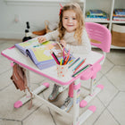 Mount-It! - Ensemble bureau et chaise pour enfants - Rose-7