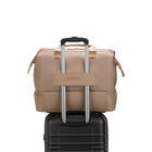 SwissGear - Sac de voyage - 15 x 19 po - Brun-Passe-câble pour valise à roulettes