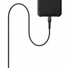 UAG - Câble Charge/Sync Robuste Kevlar USB-C Lightning 5p, Noir-Boîtier de connecteur en alliage métallique