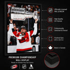 Frameworth - Taylor Hall Toile encadrée 20 po H x 29 po l Carolina Hurricanes Champions de la Coupe Stanley 2026 - Sous licence officielle LNH/AJLNH-8