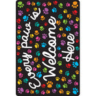 Ashley Productions - Smart Poly Tapis de souris pour ordinateur - 8" x 10" - Chaque patte est la bienvenue ici - Paquet de 6-Transformez votre bureau en un lieu d'encouragement et de productivité - commandez votre tapis de souris avec une citation positive dès aujourd'hui!