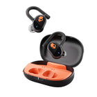 Skullcandy - Écouteurs intra-auriculaires sans fil Push Play - Noir Orange-Push Active regorge de fonctionnalités qui améliorent votre expérience d'écoute. Partagez de l'audio avec un ami en temps réel, déclenchez l'appareil photo de votre téléphone et bien plus encore. L'application Skull-iQ vous donne accès à des fonctionnalités encore plus avancées comme un égaliseur 5 bandes réglable et des paramètres de boutons personnalisables.