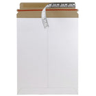 JAM Paper - Enveloppes d'expédition pour photos rigides autocollantes, 9 x 11 1/2 po, blanc, 10/pqt-Blanc