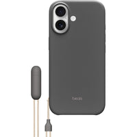 Beats - Étui Kickstand avec MagSafe et contrôle de la caméra pour iPhone 17 - Gris granit-Compatibilité avec l’iPhone 17