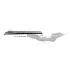 IntekView - Plateau pour clavier Summit - 25" x 10" - Gaucher - Rails 18"-Verrouillage d’inclinaison positive en option