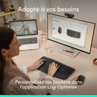 Logitech - Signature Comfort Plus MK880 ensemble clavier et souris sans fil - Noir-10
