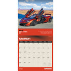 Plato - 2026 Les Bolides Calendrier mural Suspendu Mensuel - 30,5 cm l x 61 cm H - Anglais-À Utiliser Tout de Suite - Calendrier de 16 mois, 12 pages de mois pleines et comprenant en prime les quatre derniers mois de l'année précédente avec une image supplémentaire