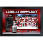Frameworth - Carolina Hurricanes 16 po H x 24 po l Cadre Champions de la Coupe Stanley 2026 - Sous licence officielle LNH/AJLNH-Produit mural NHL and NHLPA sous licence officielle pour les amateurs des Carolina Hurricanes