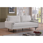 Brassex - Canapé 3 places 305278 Sandro - beige-Assise à ressorts ensachés