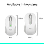 Logitech Signature M650 Souris Sans Fil - Blanc-Garantie limitée d'un an sur le matériel du fabricant