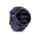 Garmin - Forerunner 570 - 47 mm, aluminium indigo avec bracelet translucide violet impérial/indigo-PROGRAMMES D'ENTRAÎNEMENT QUOTIDIENS - Obtenez des entraînements personnalisés, basés sur vos données. Ces recommandations varient en intensité et s'adaptent après chaque course pour prendre en compte vos performances et votre récupération.
