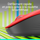 Logitech - Signature M550 L souris sans fil pour les grandes mains - Rouge Classique-L'ajustement optimal pour votre main : cette souris confortable de taille généreuse est conçue pour les grandes mains, pour un ajustement optimal