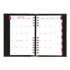 Brownline - 2026 Agenda quotidien CoilPro avec couverture rigide et reliure spirale double - 8 po x 5 po - Noir - Anglais-Planificateur mensuel avant chaque mois