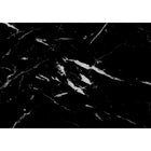 Monarch Specialties - 3604 Table D'Appoint - Marbre Noir/Metal Noir Et Tiroir-4