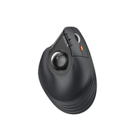 ProtoArc - NL Souris ergonomique verticale sans fil - Noire-Batterie lithium intégrée de 500 mAh, charge facilement la souris avec le câble USB C inclus, n’importe quand, n’importe où