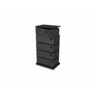 Simply - Unité de stockage 14.96"W x 10.43"D x 28.35"H - Noir-Garantie limitée du fabricant de 1 an