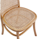 Manhattan Comfort - Paragon 1.0 Lot de 2 chaises de salle à manger rembourrées style industriel chic 17,52 po - Nature et Avoine-Livré chez vous entièrement assemblé Aucun assemblage requis
