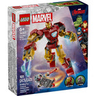 LEGO - Super Heroes Marvel Iron Man Mech contre Ultron - 101 pièces-Ensemble de jeu mécanique à construire pour l'action de super-héros avec Iron Man et Ultron
