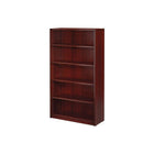 Office Star - Bibliothèque de la collection Napa, 5 tablettes, acajou-Panneaux au bout et dessus de 1 po   