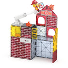 Magna-Tiles - Ensemble de construction magnétique Caserne de pompiers 50 pièces-Toujours compatibles: Toutes les pièces sont compatibles et complémentaires à tous les autres ensembles MAGNA-TILES, y compris les ensembles Poste de police, Duo de descente et Classique