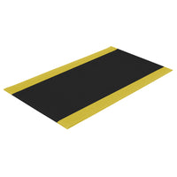 Edgewood - Airsoft Sûreté Craquelé Tapis Anti-Fatigue Léger - 2 pi l x 3 pi L x 3/8 po P - Noir/Jaune-Pour Usage Léger