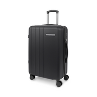 Bugatti - Bordeaux valise rigide à roulettes pivotantes – 26 po – Noire-Fabriqué en ABS/PC