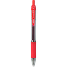 Zebra – Stylos gel à séchage rapide Sarasa rétractable – 0,7 mm – rouge – paquet de 4-La prise caoutchoutée souple indique le coloris