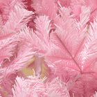 HOMCOM - Arbre de Noël Artificiel 6 Pieds à Ouverture Automatique pour Fête Rose-La base est détachable et pliable pour un rangement facile 