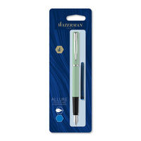 Waterman - Stylo plume Allure - finition laquée pastel mat - couleur peut varier - plume fine - encre bleue-Son corps entièrement en métal avec finition laquée pastel mat met en valeur votre style et votre sophistication