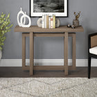 Hudson&Canal - Console Breslow 44" L - Chêne gris vieilli-Caractéristiques assemblage facile