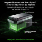 Yoshino - Générateur solaire portable à semi-conducteurs 2000 W avec 2 panneaux solaires portables de 200 W-CONCEPTION COMPACTE RÉCOMPENSÉE – Une seule cellule à semi-conducteurs détient plus du double de la capacité d’une cellule de batterie LiFePO4. Cela maximise l’efficacité énergétique dans une unité plus petite, plus légère et plus compacte. Pourquoi transporter du matériel lourd, avec Yoshino, vous n'êtes pas obligé de le faire.