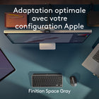 Logitech - MX Anywhere 3S for Mac, souris Bluetooth compacte sans fil, 8 000 PPP sur toute surface, clics discrets, USB-C - Gris-9