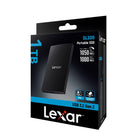 Lexar - SSD portable SL300 USB 3.2 Gen 2 Type-C - 1 To - Noir-Avec une connexion USB-C et USB-A simple, c'est la solution de stockage compatible parfaite pour votre PC, Mac, tablette, console de jeu, iPhone, Android et plus encore.