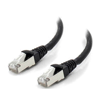 ALOGIC - Câble réseau blindé CAT6A LSZH noir 10G 10 m-Performances évaluées pour une bande passante de 750 MHz