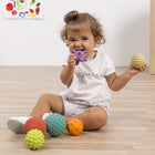 Miniland - MLE97314 Balles sensorielles - ensemble de 6-6 balles