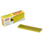 JAM Paper - Agrafes colourées - format standard - jaune vif - Paquet de 5000-Quantité : 5 000 unités par boîte | Emballés en rangées pour un chargement efficace et des performances fiables.