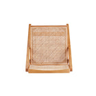 Manhattan Comfort - Lot de 2 chaises pliantes de salle à manger Pullman 46 cm style industriel chic - Nature-10