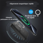 MyBat - Batterie externe Pro 10 000 mAh - Drapeau France-Prend en charge la recharge sans fil magnétique jusqu’à 15W