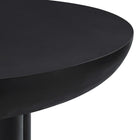 Modway - Caspian Béton rond de 40 po Table à manger, Noir-9